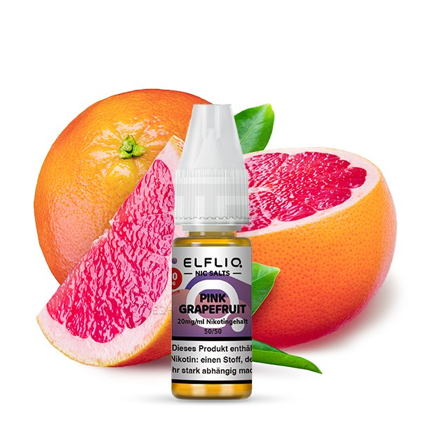 Elfbar - ElfLiq - 10ml - Pink Grapefruit | Nikotinsalz-Stärke : 20mg Elfbar - ElfLiq - 10ml - Pink Grapefruit | Nikotinsalz-Stärke : 20mg