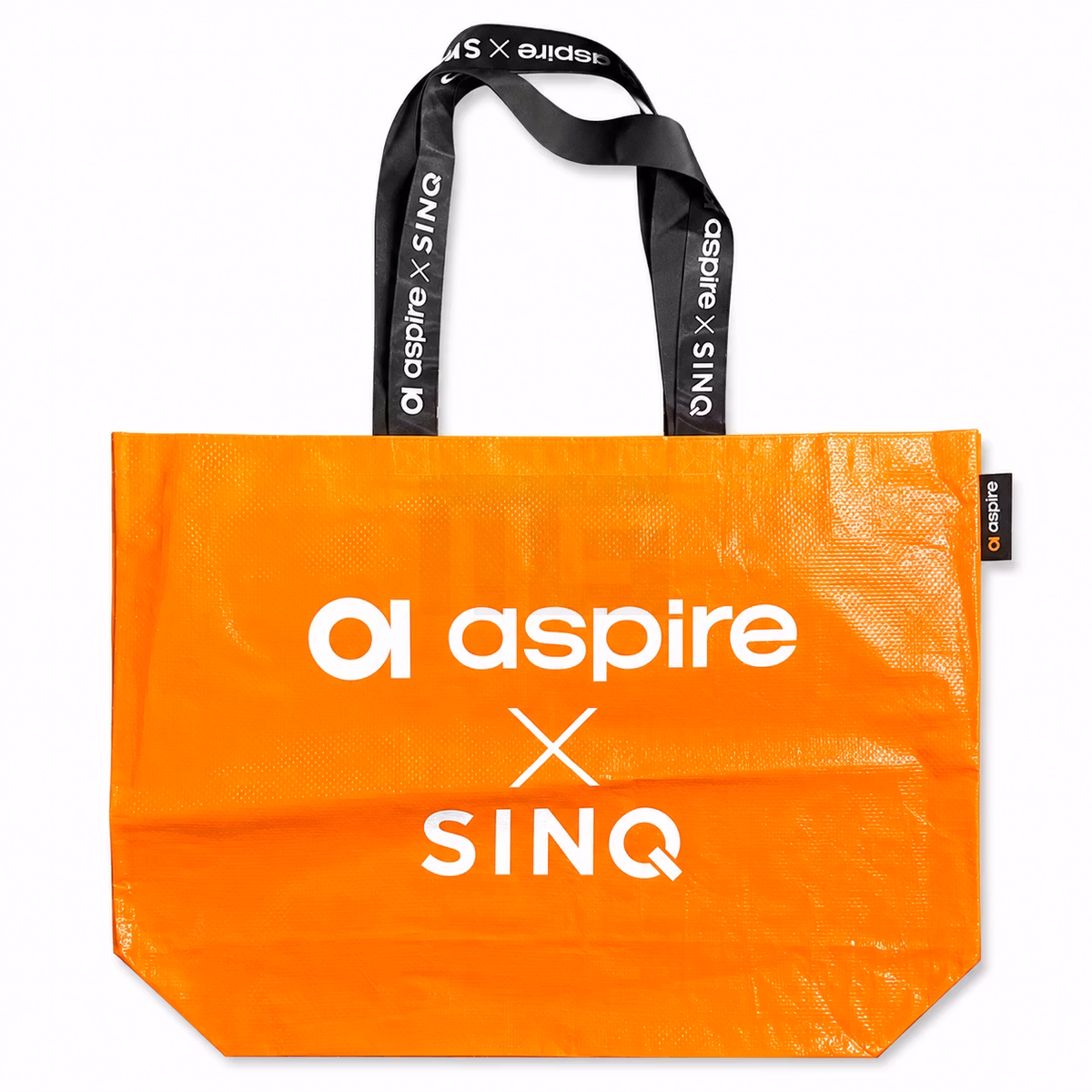 Aspire x SINQ Tragetasche Orange PVC