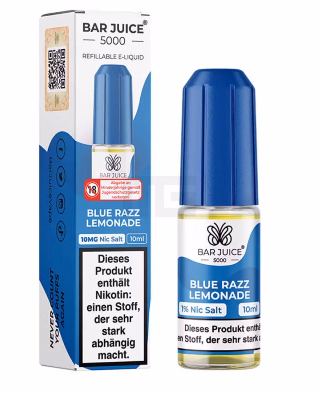 Bar Juice 5000 - Blue Razz Lemonade - 10ml - 10mg
