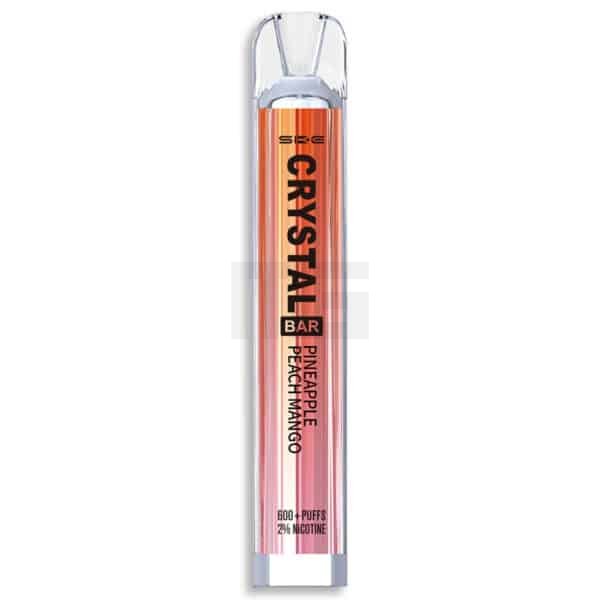 crystal-bar-ske-einweg-vape-lemon-pin-peach-mango SKE - Crystal Bar - Einweg E-Zigarette - Pineapple Peach Mango - 20mg CP