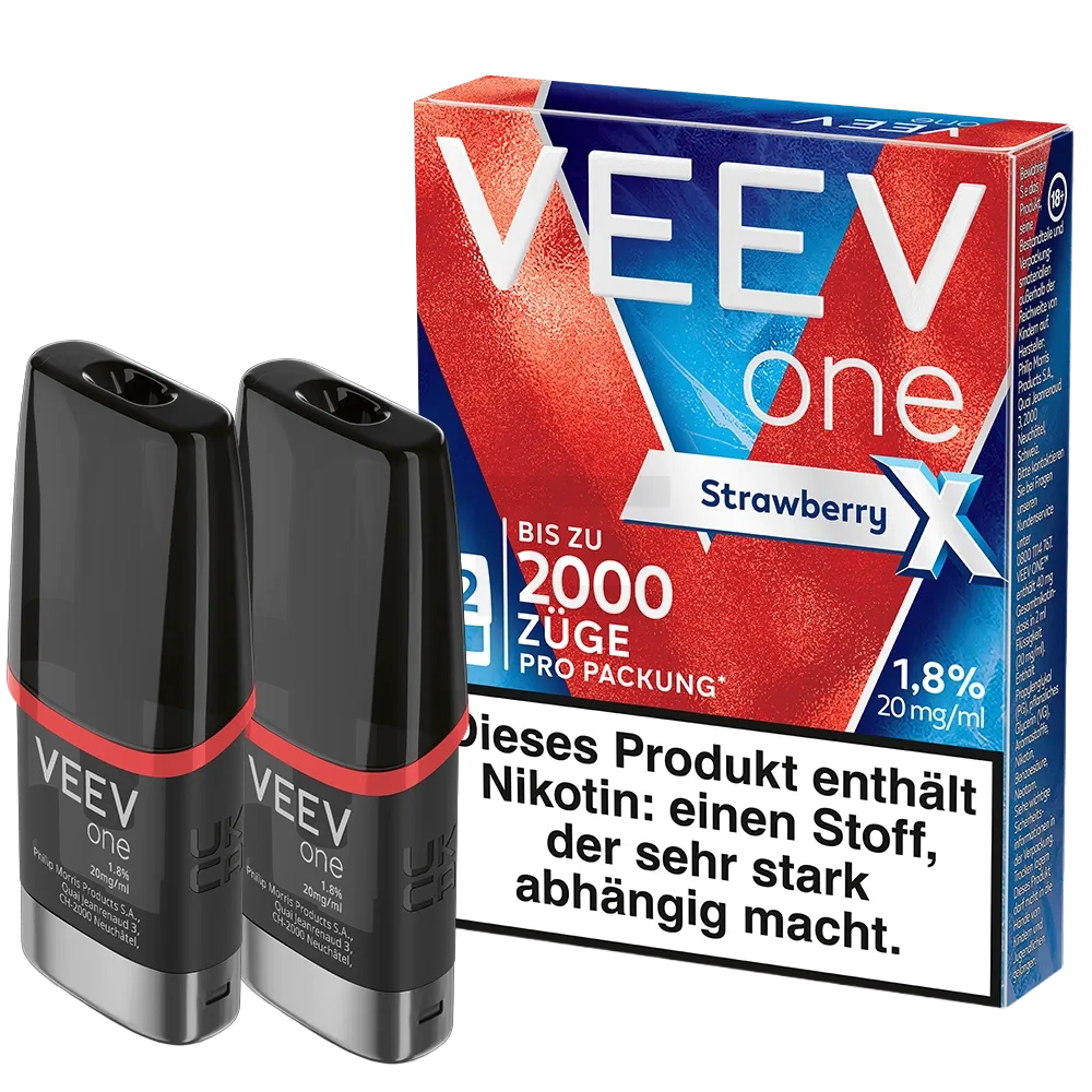 VEEV - ONE - XTRA - Prefilled Pods - 2ml - 20mg - Strawberry