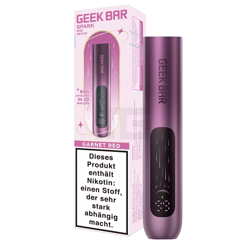 Geek Bar Spark Basisgerät Garnet Red