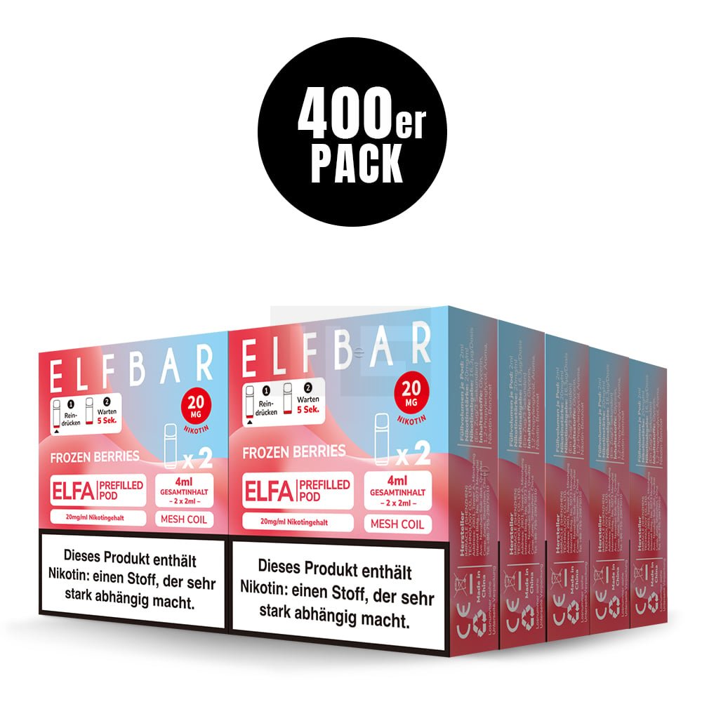 Elfbar - ELFA - Prefilled Pod - 2ml - 2er Pack - Frozen Berries - 20mg