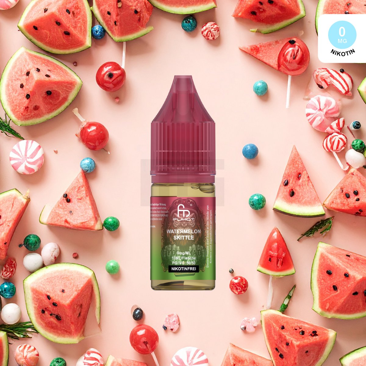 RandM - Tornado - Nikotinsalz-Liquid - 10ml - Watermelon Skittles - 0mg RandM - Tornado - Nikotinsalz-Liquid - 10ml - Watermelon Skittles - 0mg
