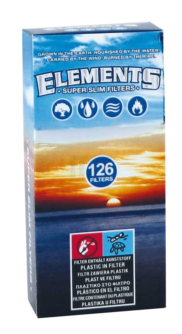 Elements Papers - Super Slim Filter Tips - Prerolled 160 Stück