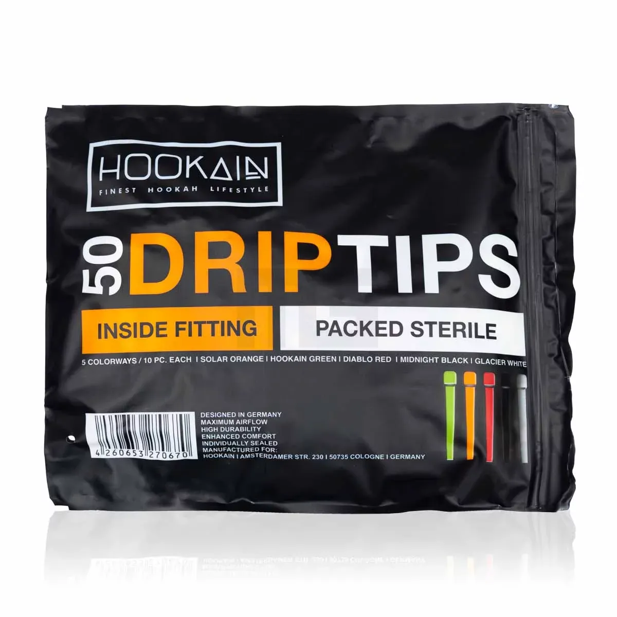 hookain-hygiene-mundstuecke-50er-pack Hookain - Hygiene Mundstücke - Drip Tips - 50 Stück