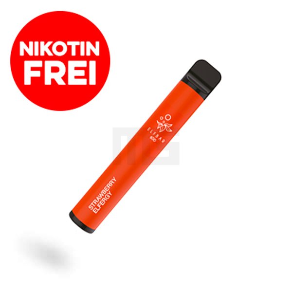 Nikotinfrei - Elf Bar 600 Einweg E-Zigarette - Strawberry Elfergy