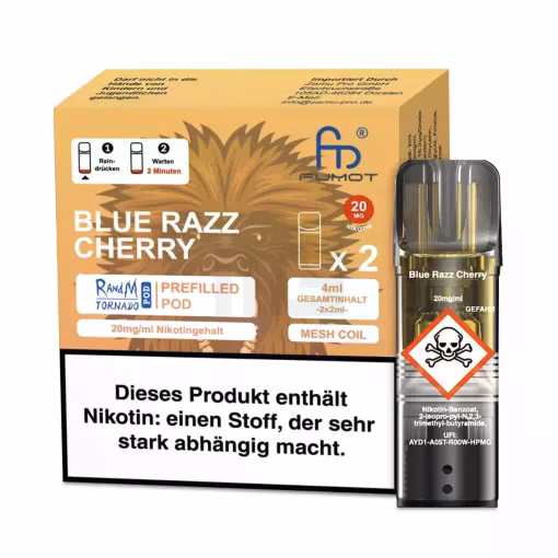 Randm Tornado - Prefilled Pod - Blue Razz Cherry - 2er Pack 