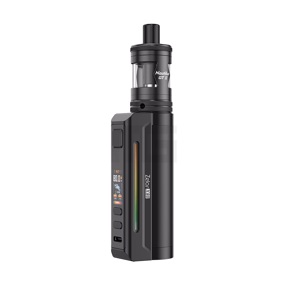 Aspire - Zelos X80 - Pod Kit Akkuträger - Full Black Aspire - Zelos X80 - Pod Kit Akkuträger - Full Black