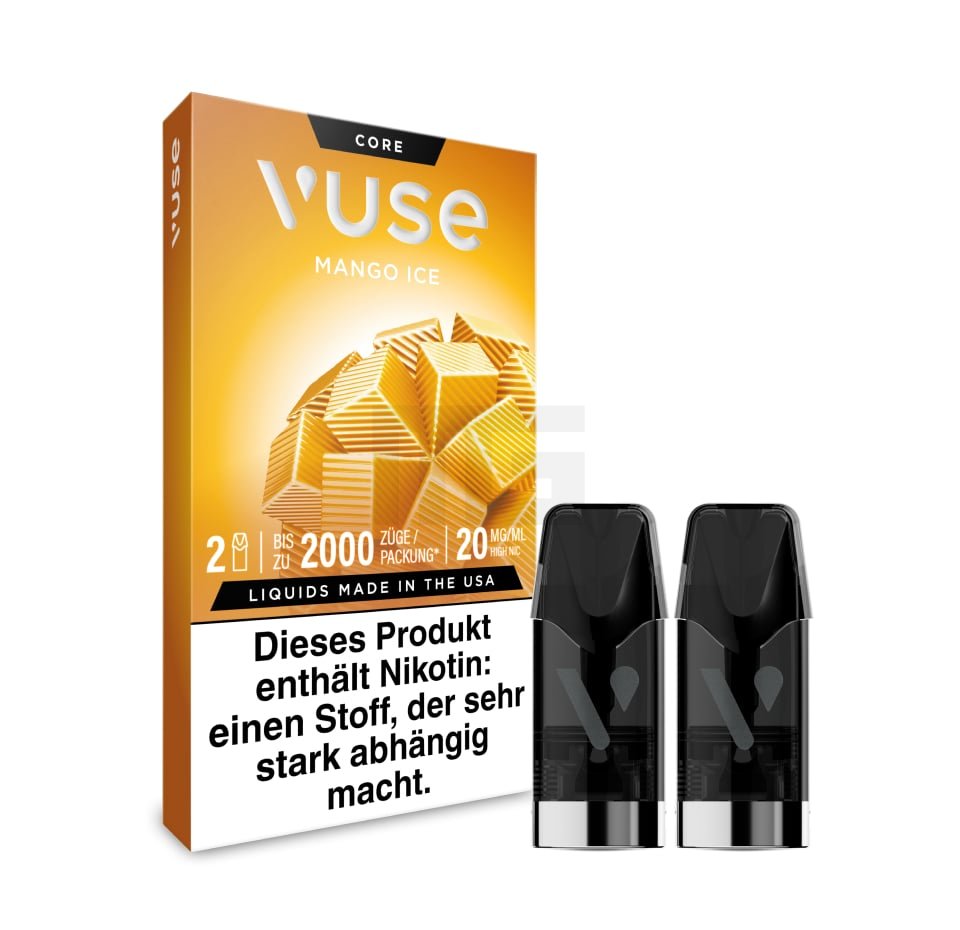 Vuse - Prefilled Pods - Mango Ice | Nikotinsalz-Stärke : 20mg