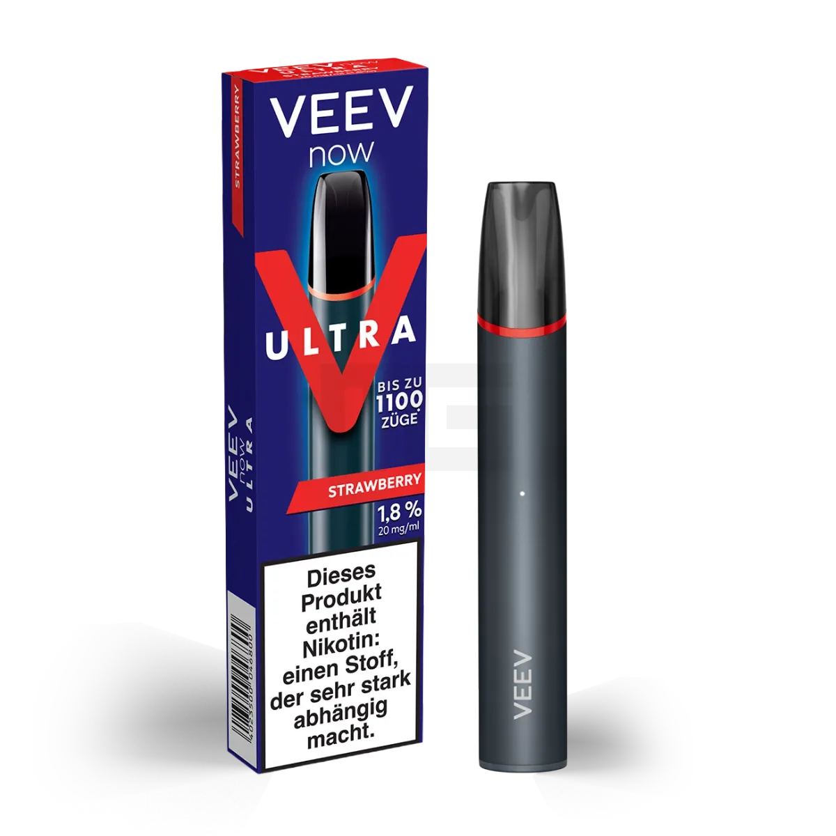 VEEV - NOW ULTRA - Einweg E-Zigarette - 20mg - Strawberry