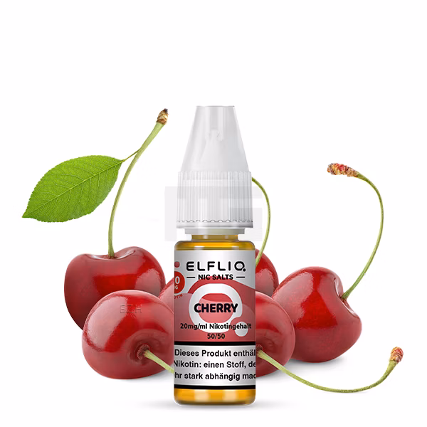Elfbar - ElfLiq - 10ml - Cherry | Nikotinsalz-Stärke : 20mg Elfbar - ElfLiq - 10ml - Cherry | Nikotinsalz-Stärke : 20mg