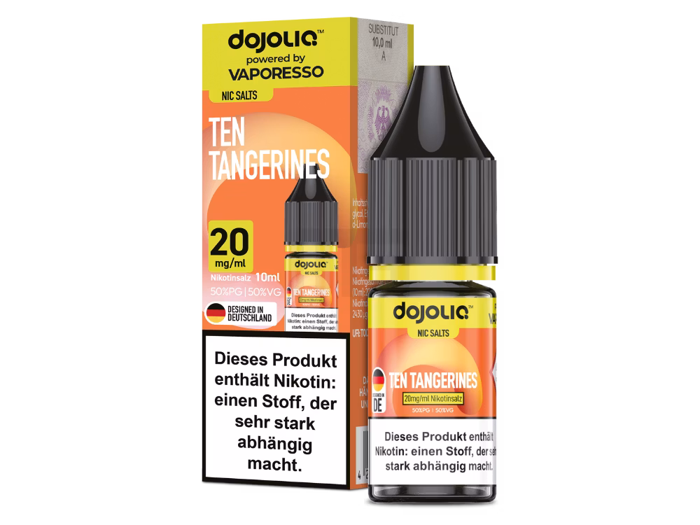 Vaporesso - Dojo - Nikotinsalz-Liquid - 10ml - Ten Tangerines - 20mg