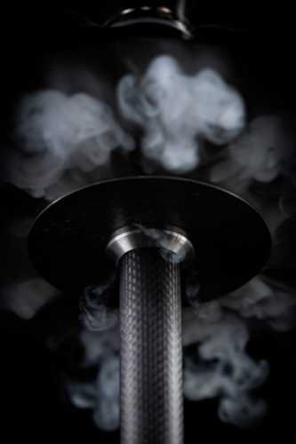 steamulation-shisha-blow-off-adapter-plate-smoke-close-up Shisha-Wasserpfeife-Steamulation-Blow-Off-Plate-freshisha-store