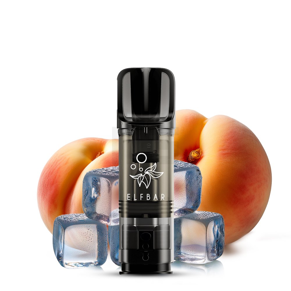 Elfbar - ELFA - Prefilled Pod - 2ml - 2er Pack - White Peach Ice Elfbar - ELFA - Prefilled Pod - 2ml - 2er Pack - White Peach Ice