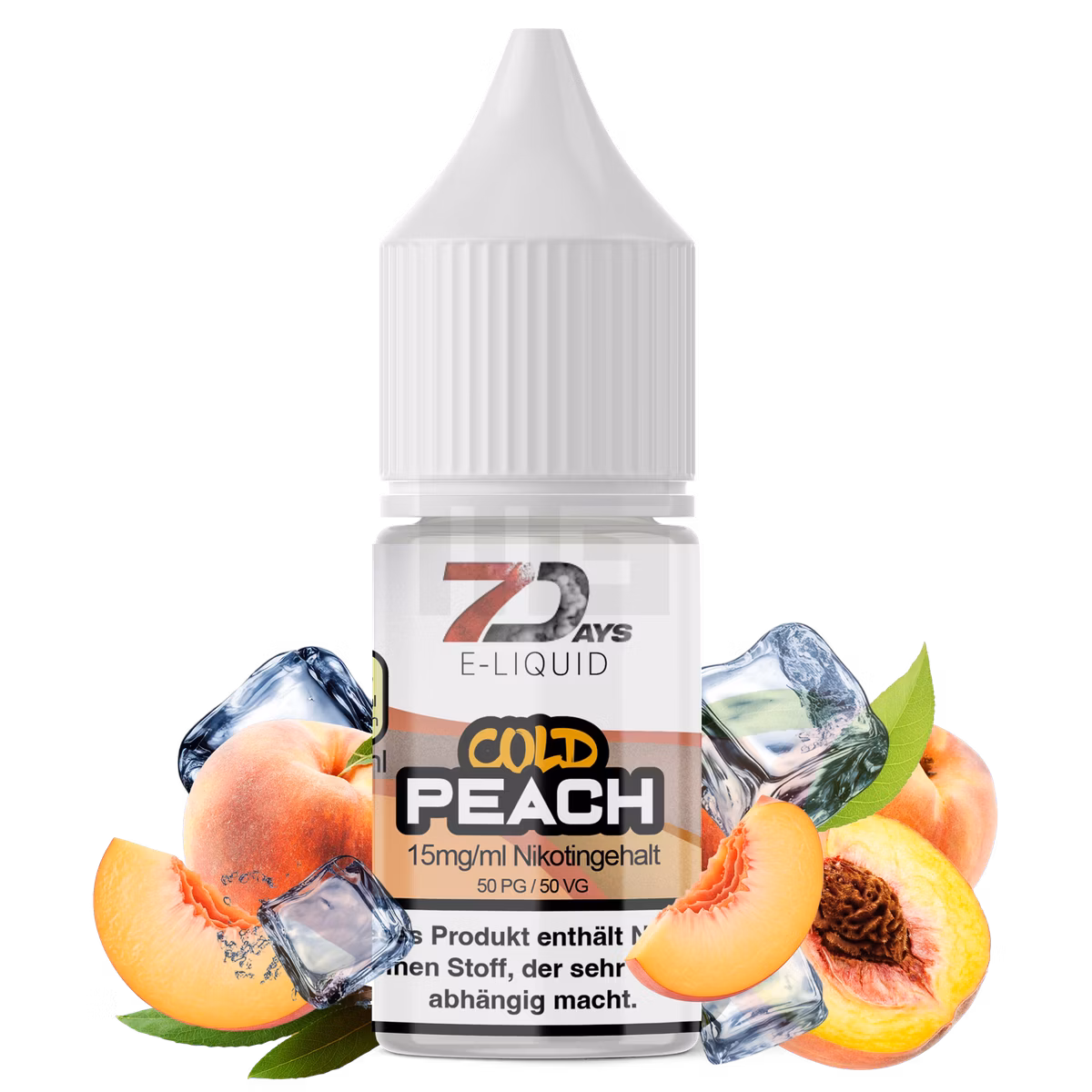7Days - E-Liquid - 10ml - Cold Peach | Nikotinsalz-StÀrke : 15mg 7Days - E-Liquid - 10ml - Cold Peach | Nikotinsalz-StÀrke : 15mg