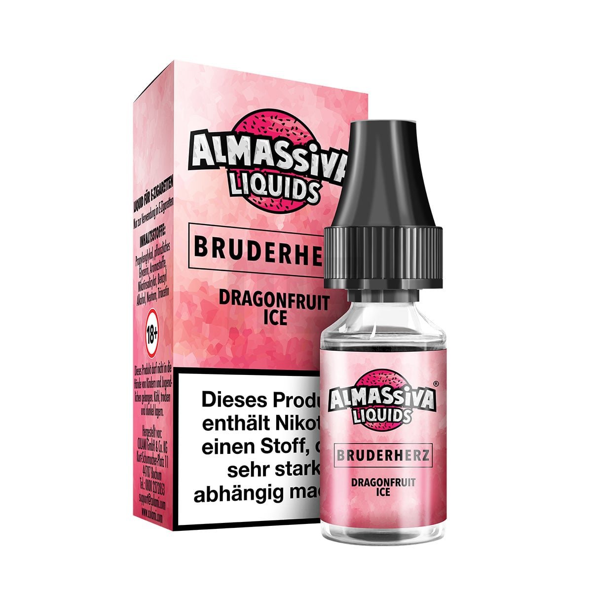 al_massiva_liquid_bruderherz_bottle_box Al Massiva - Bruderherz - Nikotinsalzliquid - 10ml - 17mg