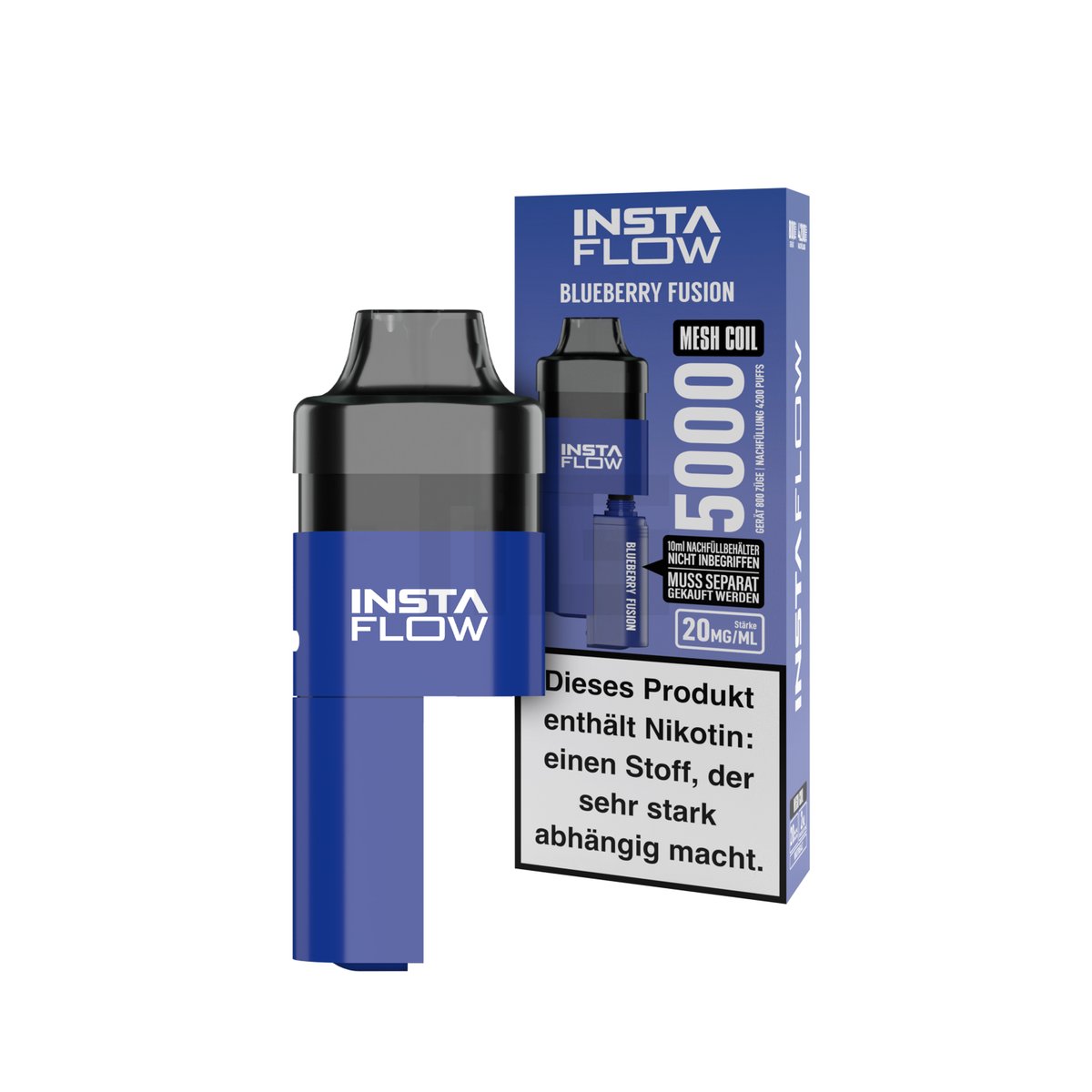 INSTAFLOW 5000 - E-Zigarette - Blueberry Fusion - 2ml - 20mg - CP
