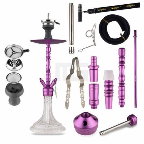 Shisha-Wasserpfeife-Alligator-AirMax-Lila-freshisha-store