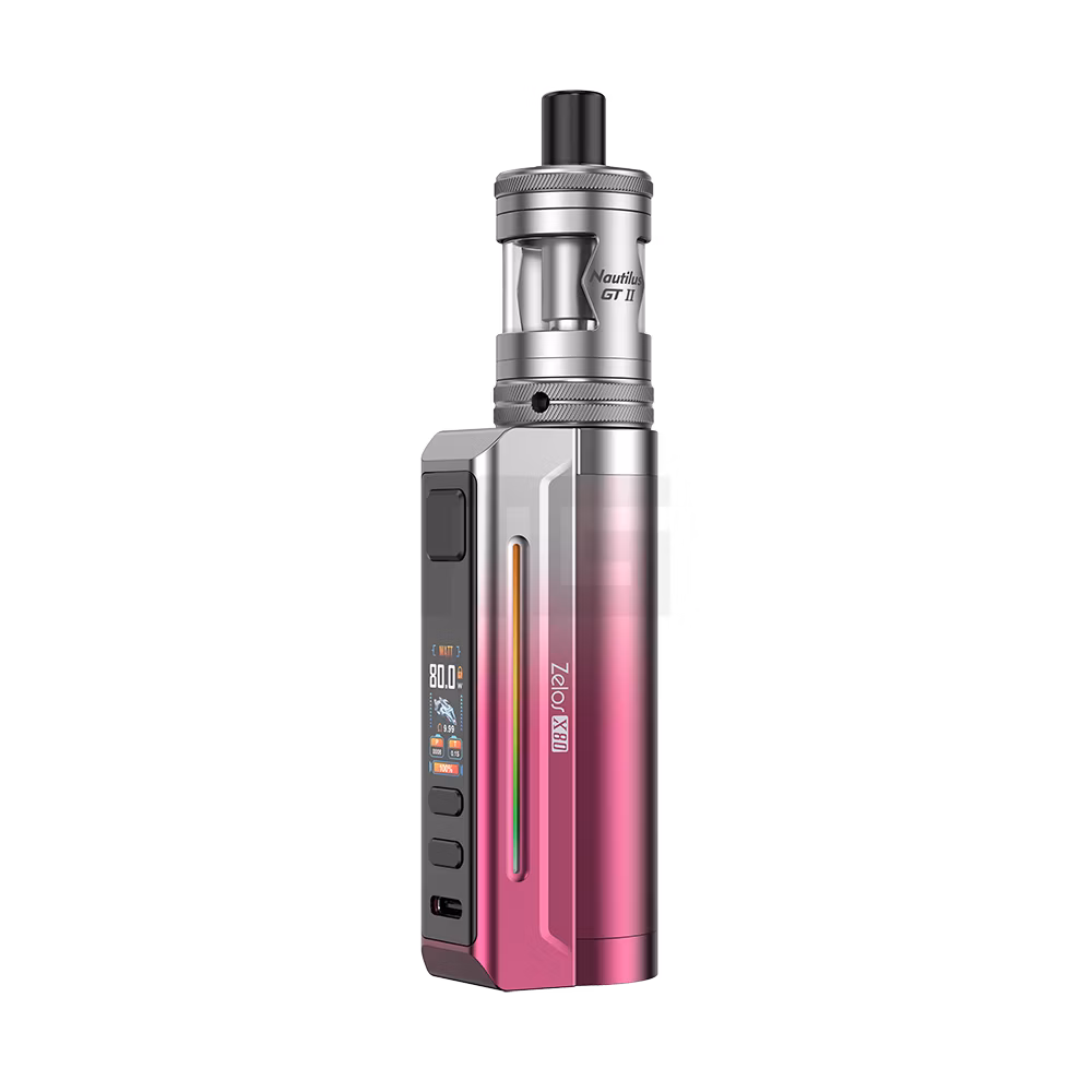 Aspire - Zelos X80 - Pod Kit Akkuträger - Pink Gradient Aspire - Zelos X80 - Pod Kit Akkuträger - Pink Gradient