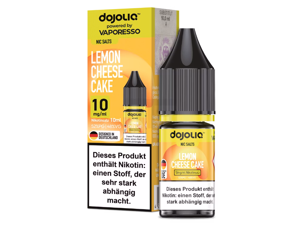 Vaporesso - Dojo - Nikotinsalz-Liquid - 10ml - Lemon Cheese Cake - 10mg