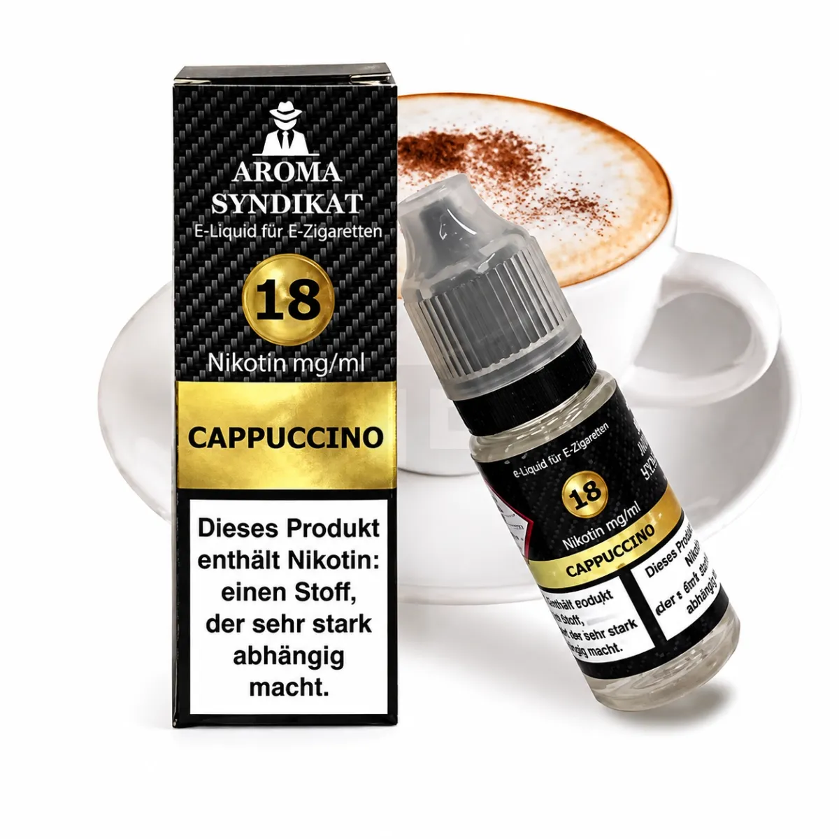 Aroma Syndikat - Nikotinsalz-Liquids - 10ml - Cappuccino - 18mg