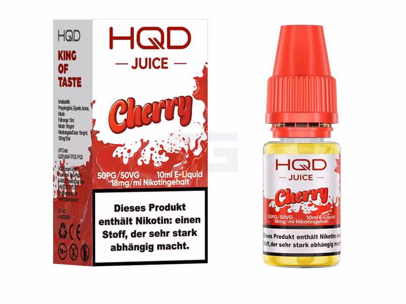 hqd-juice-cherry-liquid-10-ml-18-mg HQD - Juice - Cherry - Nikotinsalz Liquid - 10ml - 18mg