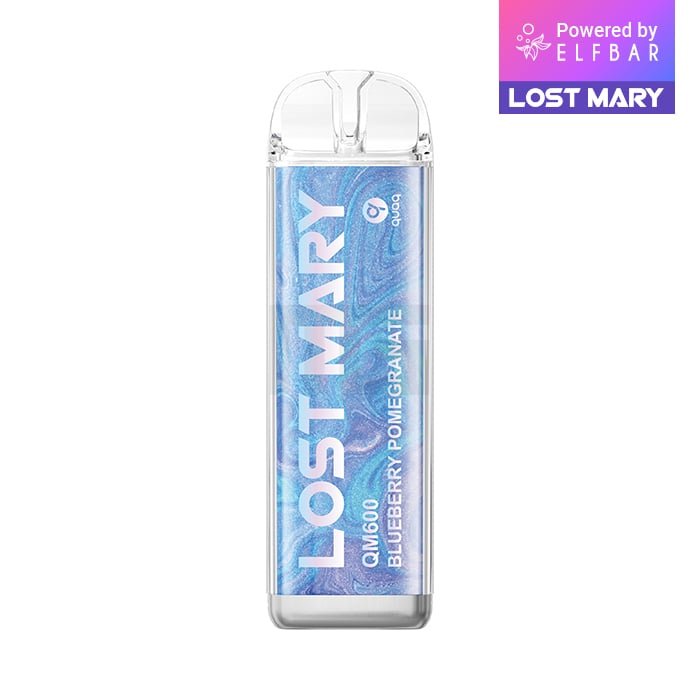 Lost Mary - QM600 - Einweg E-Zigarette - Blueberry Pomegranate | Nikotinsalz-Stärke : 20mg | Paketgröße : 1er Packung