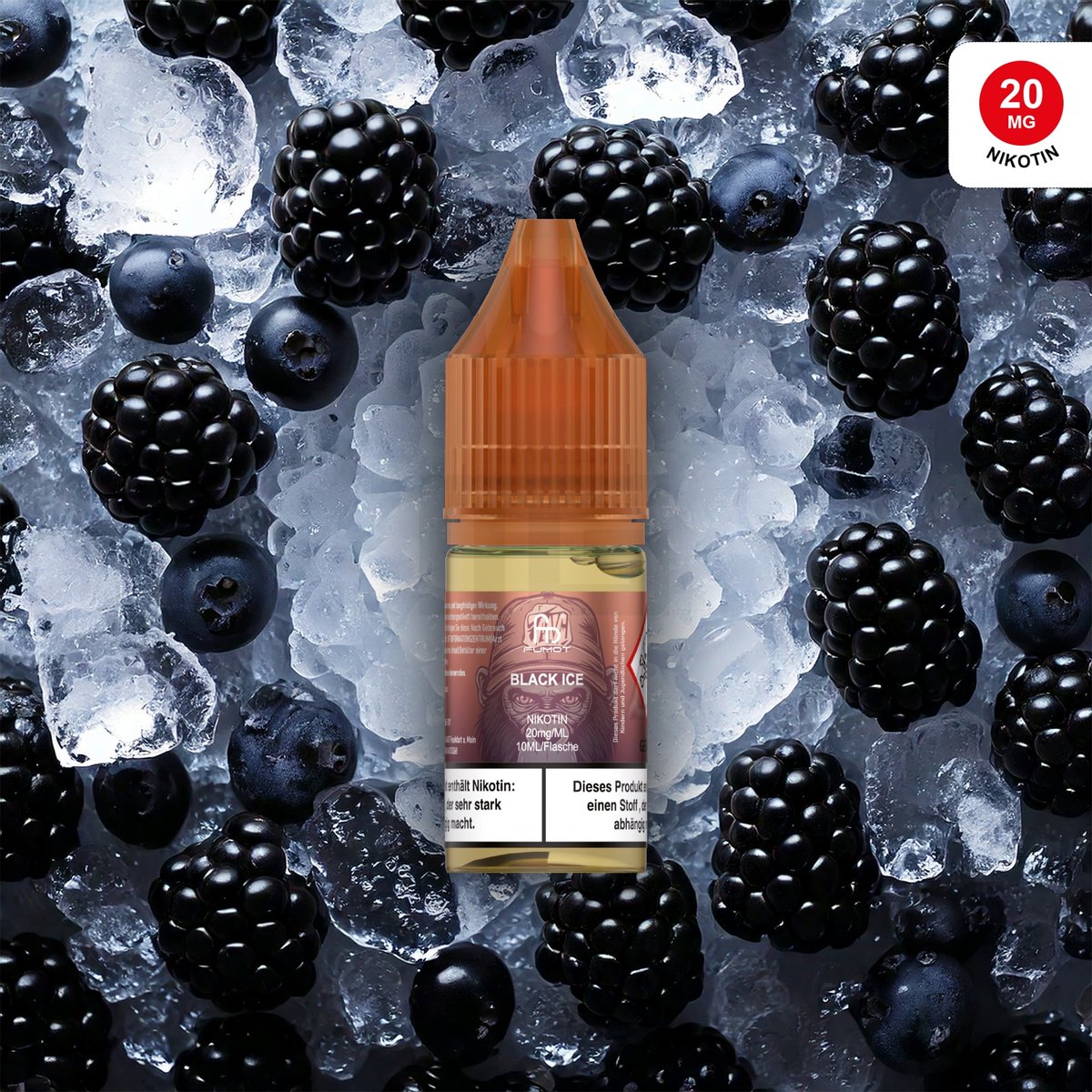 RandM - Tornado - Nikotinsalz-Liquid - 10ml - Black Ice 20mg