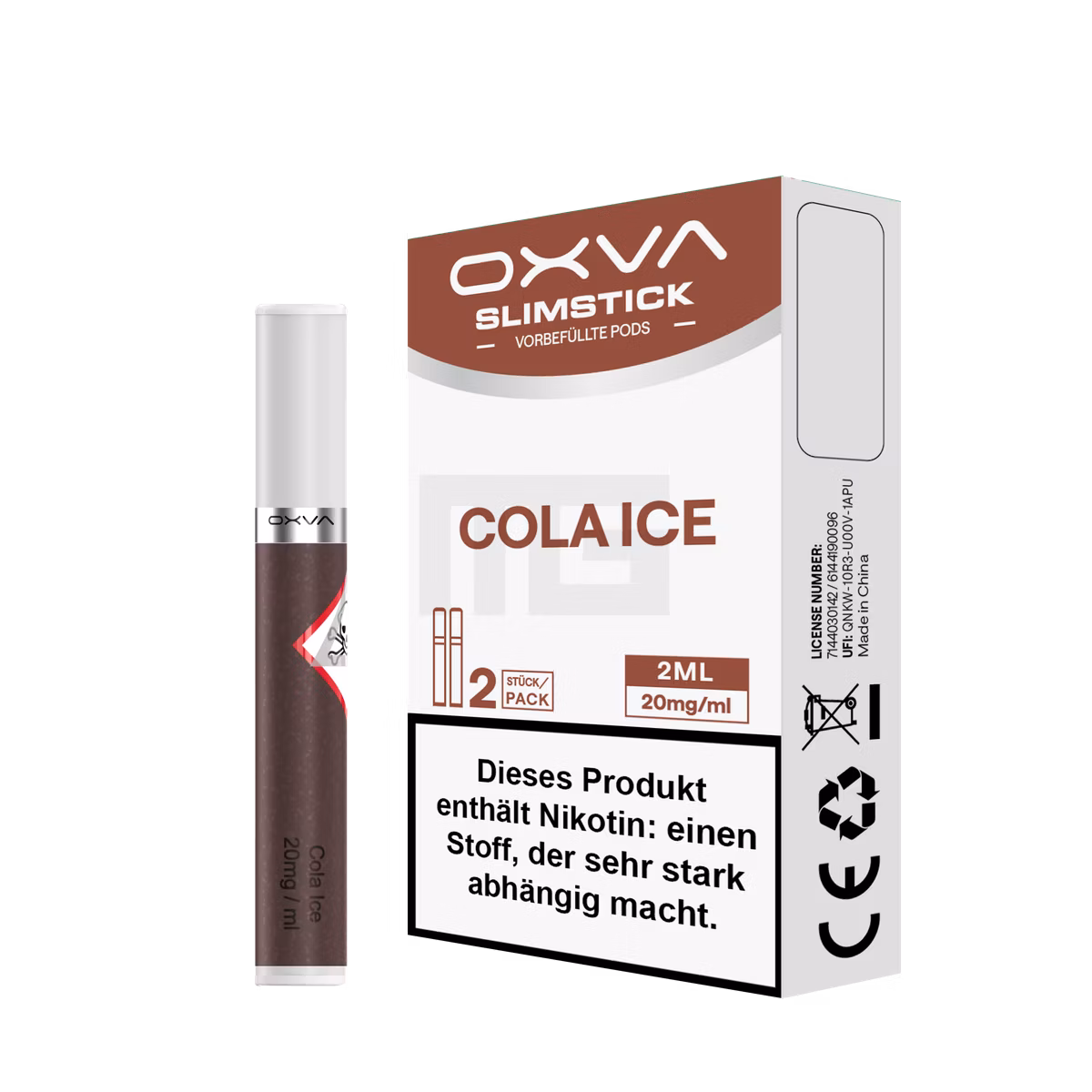 OXVA - Slimstick - Prefilled Pods - Cola Ice - 20mg