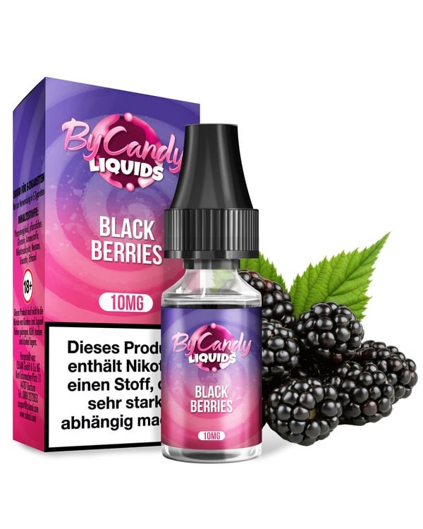 By Candy - Nikotinsalzliquids - 10ml - Black Berries - 10mg By Candy - Nikotinsalzliquids - 10ml - Black Berries - 10mg