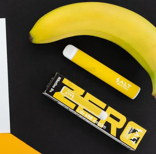 salt-switch-zero-banana-ice-770878_600x Nikotinfrei Salt Switch Einweg E-Zigarette - Banana Ice Zero