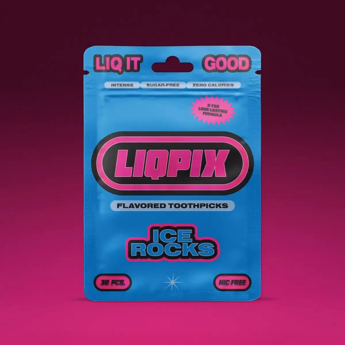 LiqPix Zahnstocher Ice Rocks 30 Stück LiqPix Zahnstocher Ice Rocks 30 Stück
