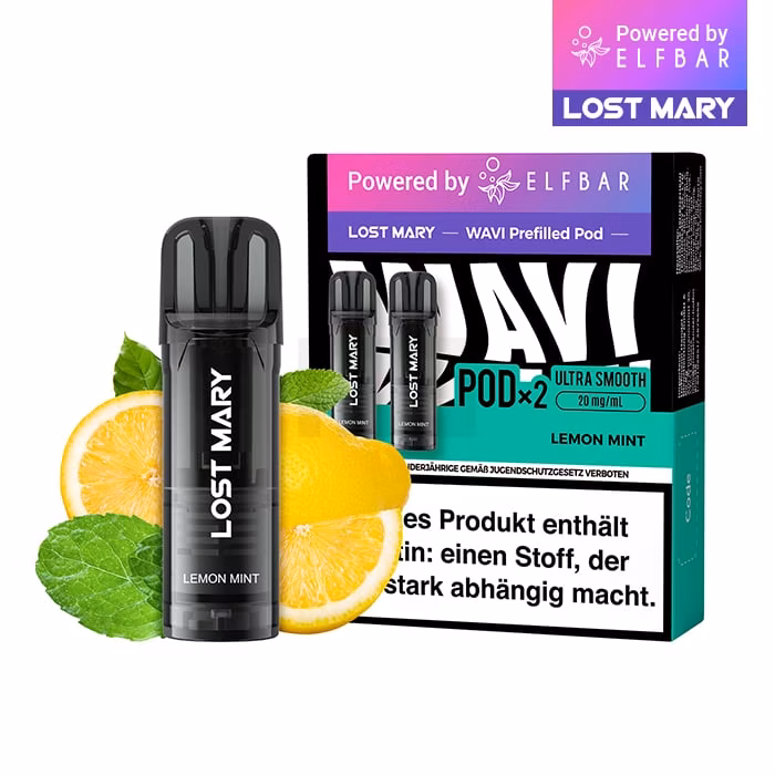 Lost Mary - Wavi - Prefilled Pods - Lemon Mint - 20mg
