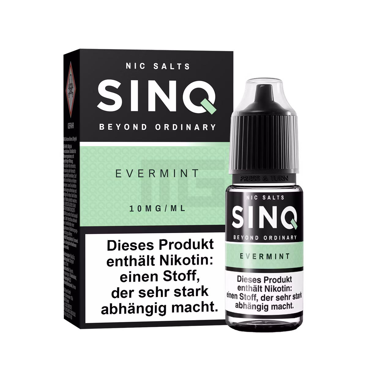 SINQ - Evermint - Nikotinsalz Liquids - 10ml - 10mg