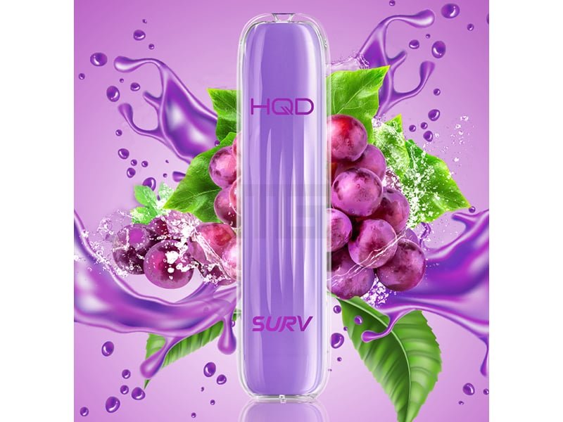 HQD - SURV - Einweg E-Zigarette - Grapey - 20mg