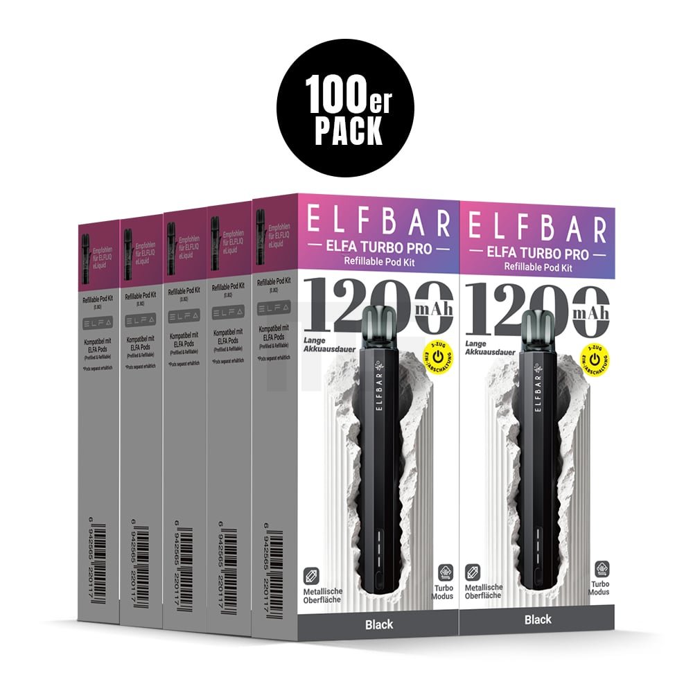 Elfbar - ELFA TURBO PRO - Basisgerät - Black Elfbar - ELFA TURBO PRO - Basisgerät - Black