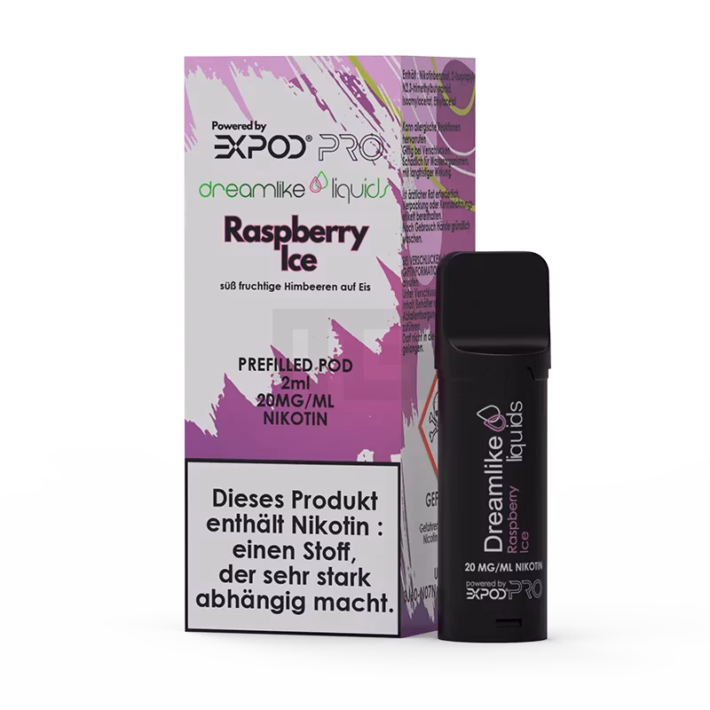 dreamlike-liquids-pod-20mg-raspberry-ice Dreamlike Liquids - Prefilled Pod - Raspberry Ice - 20mg