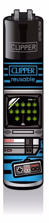 Clipper - Feuerzeug - 420 RETRO - 4v4 - wiederverwendbar