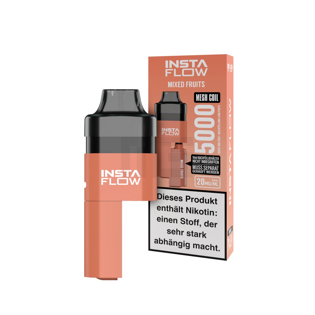 INSTAFLOW 5000 - E-Zigarette - Mixed Fruits - 2ml - 20mg - CP