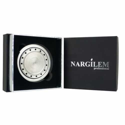 nargilem-shisha-aufsatz-hmd-hitze-regulieren-silber shisha-zubehör-Nargilem-aufsatz-hmd-silber