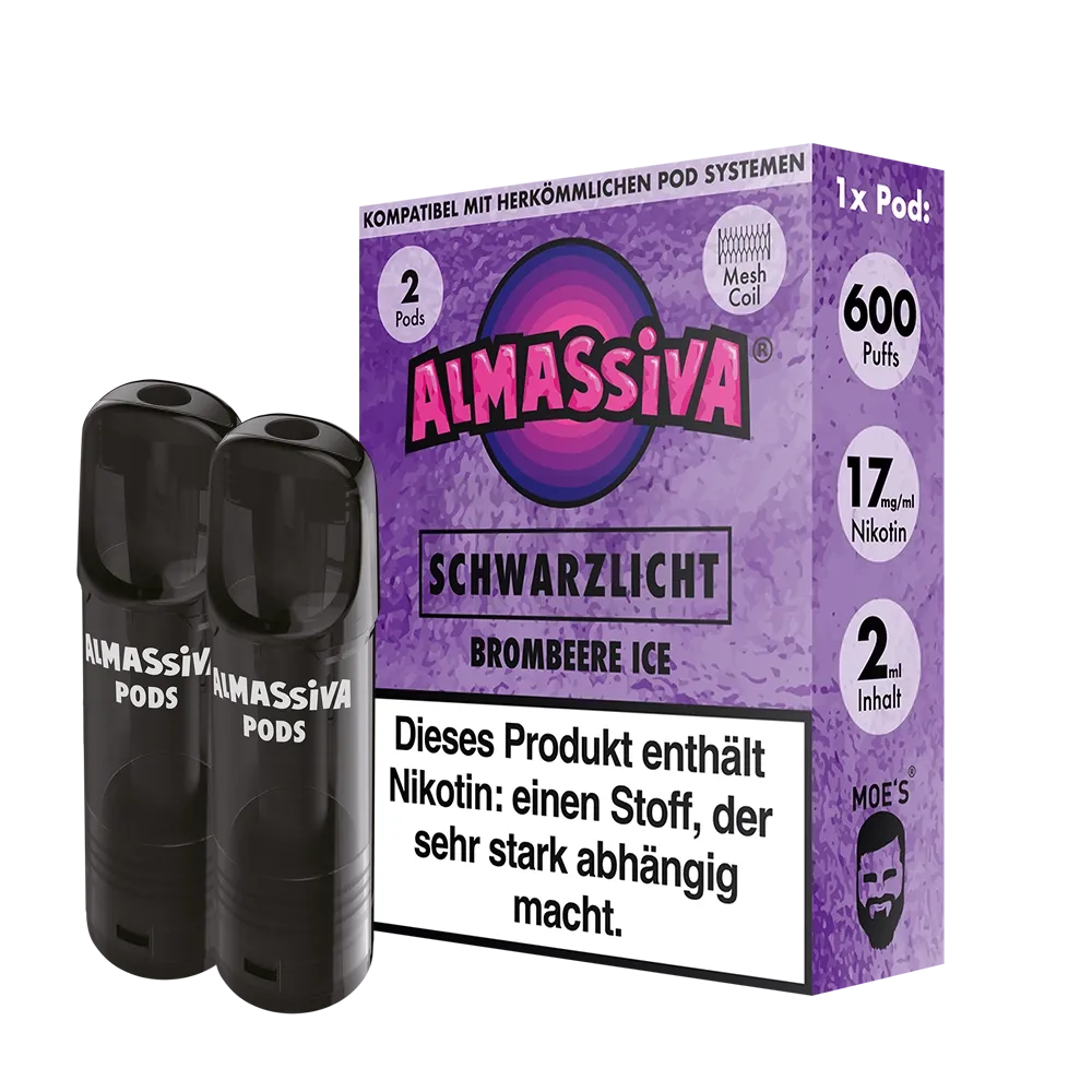Al Massiva - Prefilled Pod - 2ml - 2er Pack - Schwarzlicht