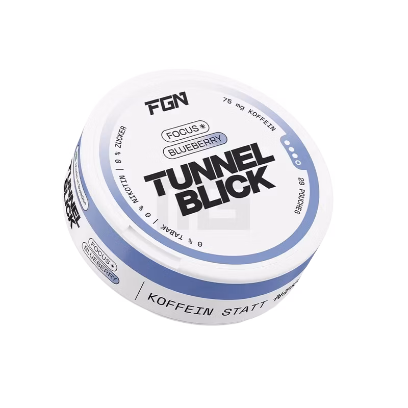 FGN - Tunnelblick - Focus - Koffein Pouches - Blueberry - 75mg
