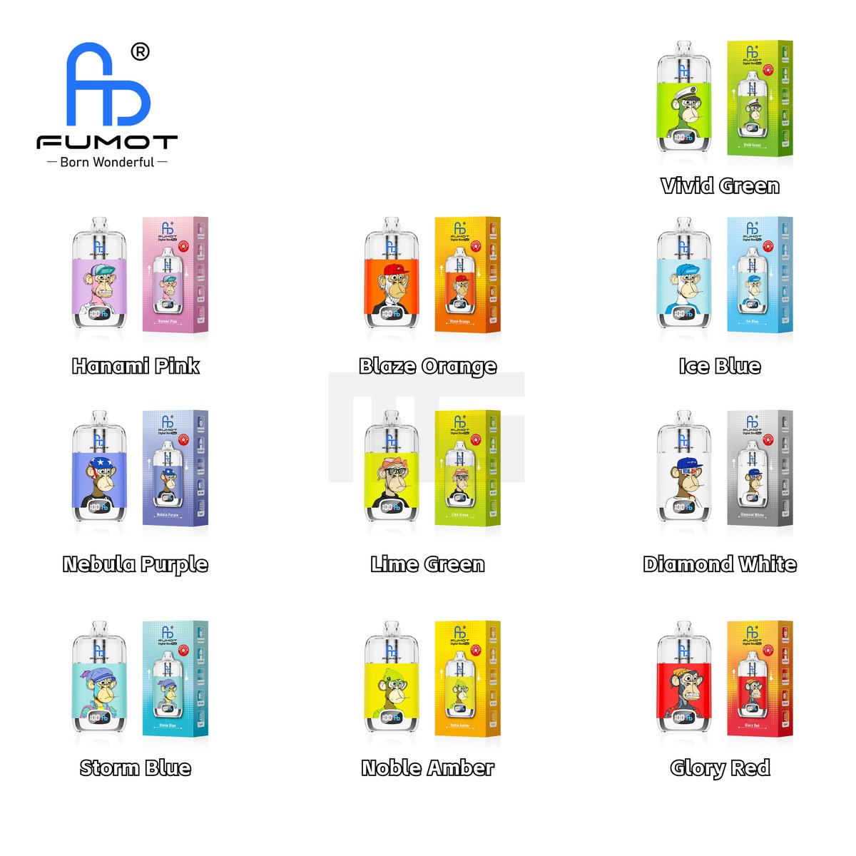 RandM - Tornado Box - 12000 - Pod Kit - Blaze Orange