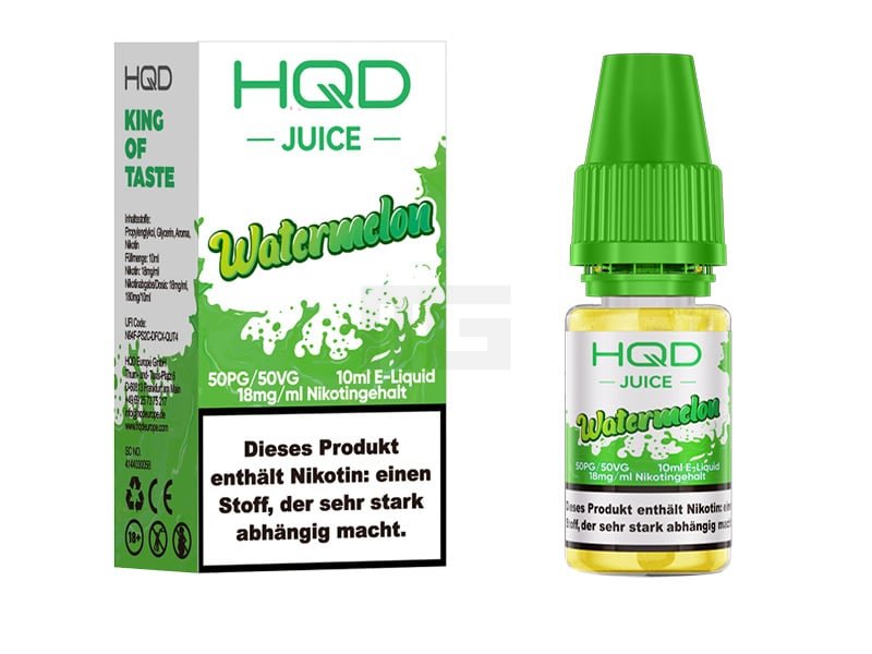 hqd-juice-watermelon-liquid-10-ml-18-mg HQD - Juice - Watermelon - Nikotinsalz Liquid - 10ml - 18mg