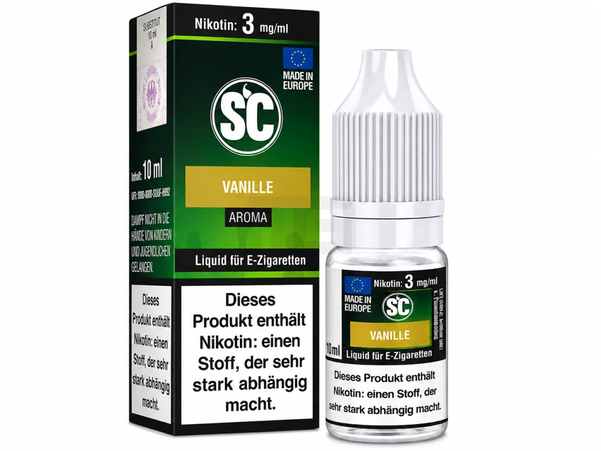SC - Vanille - Nikotin Liquid - 10ml - 3mg