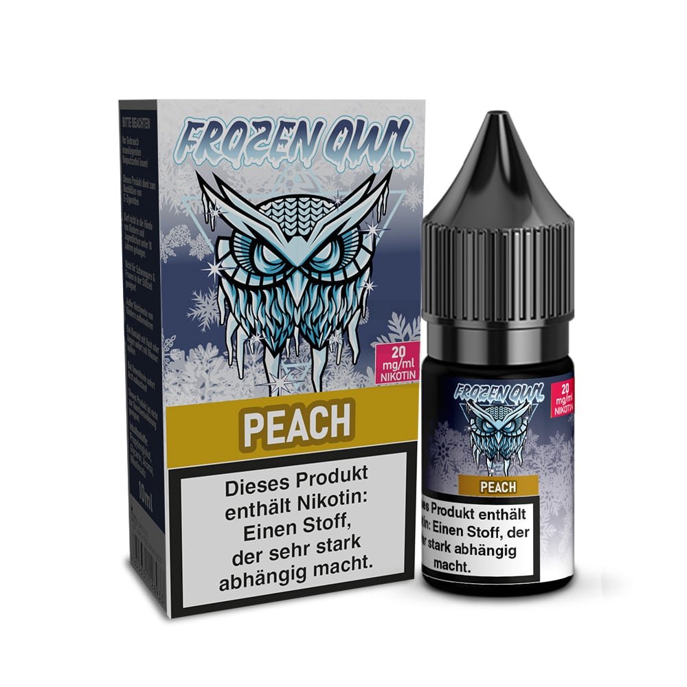 Frozen OWL - Nikotinsalz Liquid - 10ml - Peach - 10ml - 20mg Frozen OWL - Nikotinsalz Liquid - 10ml - Peach - 10ml - 20mg