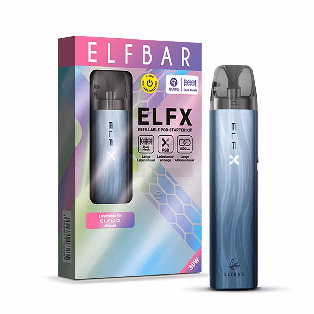 Elfbar - ELFX - Pod Kit - Dark Sea Elfbar - ELFX - Pod Kit - Dark Sea