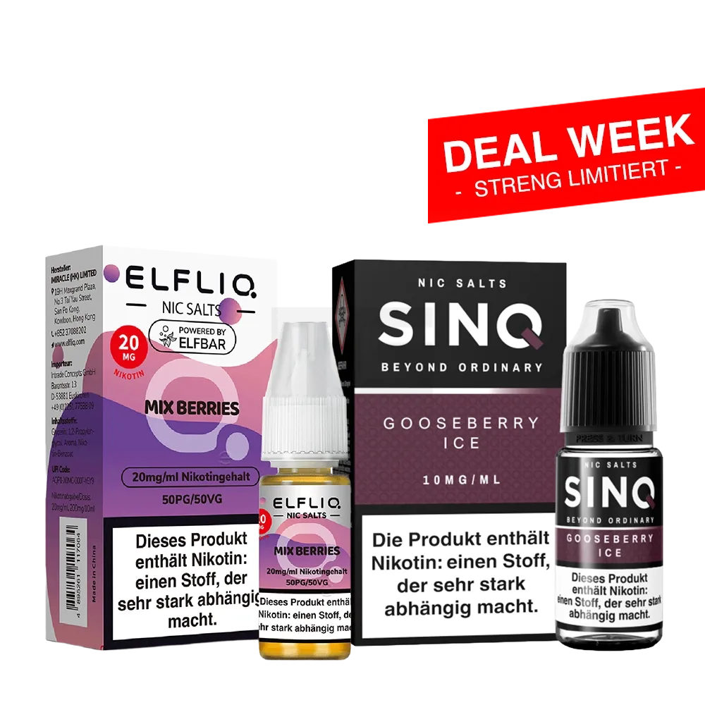 ELFBAR ELFLIQ + SINQ Starter Kit ELFBAR ELFLIQ + SINQ Starter Kit