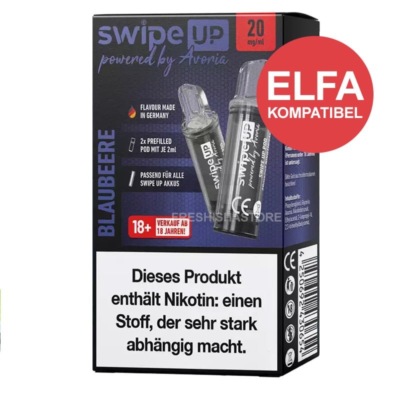 blaubeere Swipe Up - Prefilled Pod - Blaubeere - 2ml - 2er Pack